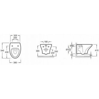 Комплект Jacob Delafon EDJ102-00/E29025-NF/E29026-01R/E20068-00