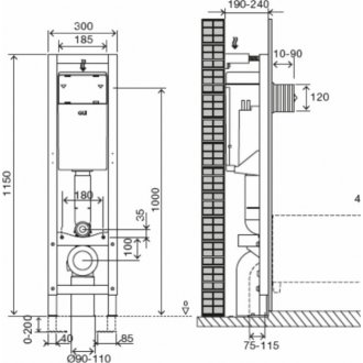 Комплект Jacob Delafon Struktura Compact E21754RU-00