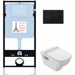Комплект Jacob Delafon Struktura EDE103-BL