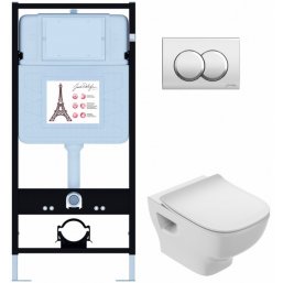 Комплект Jacob Delafon Struktura EDF103-CP