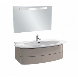 Мебель для ванной Jacob Delafon Presquile 130 серый титан с двумя ящиками