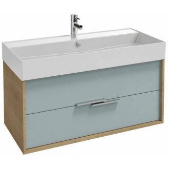 Мебель для ванной Jacob Delafon Vivienne 100 арлингтонский дуб/голубой шторм матовый