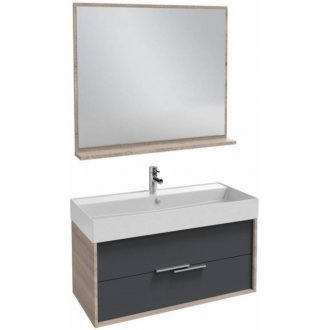 Мебель для ванной Jacob Delafon Vivienne 100 серый дуб/насыщенный серый глянцевый