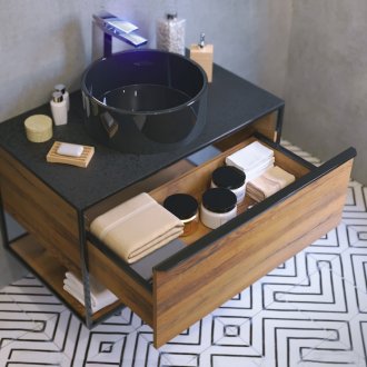 Мебель для ванной Jorno Steal 90