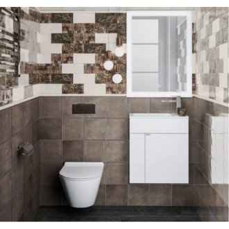 Мебель для ванной Kerama Marazzi Lato 50 белая глянцевая