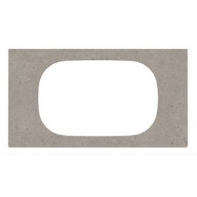 Столешница Kerama Marazzi Magica Риккарди MA.2.0 90 серая матовая