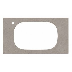Столешница Kerama Marazzi Magica Риккарди MA.2.1 90 серая матовая