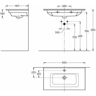 Мебель для ванной Kerama Marazzi Piano Forte 85 дымчатый вяз