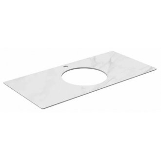Столешница Kerama Marazzi Монте Тиберио PL5.SG507120R\100 для раковин Artbasins белая