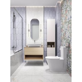 Мебель для ванной Kerama Marazzi Plaza Modern PLB.M.80.1.V дуб виченца/белая
