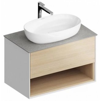 Мебель для ванной Kerama Marazzi Plaza Modern PLB.M.80.1.V дуб виченца/белая
