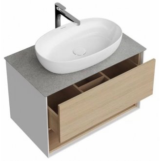 Мебель для ванной Kerama Marazzi Plaza Modern PLB.M.80.1.V дуб виченца/белая