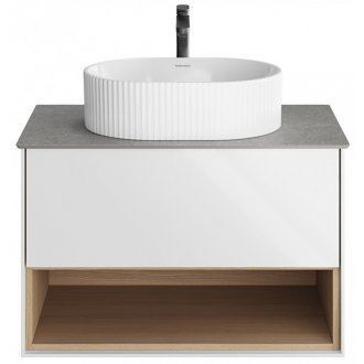 Мебель для ванной Kerama Marazzi Plaza Modern PLB.M.80.1.V белая/дуб виченца