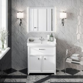 Мебель для ванной Kerama Marazzi Pompei N 80.1 белая