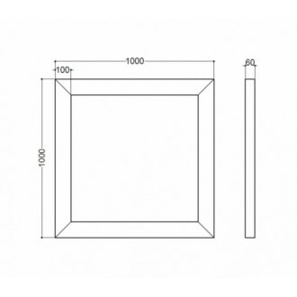 Мебель для ванной Kerasan Retro 7363K4+105001 100 см