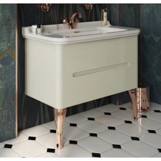 Мебель для ванной Kerasan Waldorf 100 ваниль ножки золото