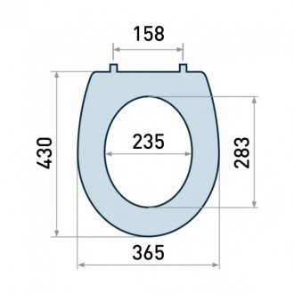 Крышка-сиденье Koller Pool Simple С1 KPSIC1