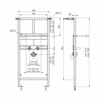 Система инсталляции Koller Pool Alcora ST1100