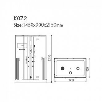 Душевая кабина KOY K072