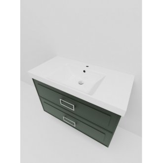 Мебель для ванной La Fenice Cubo Twin 100 серо-зеленая