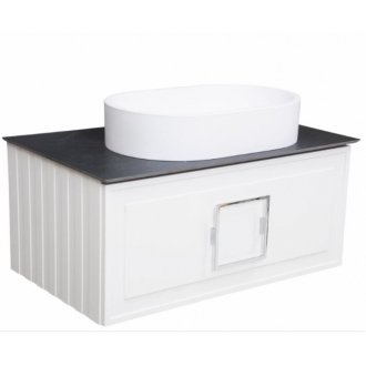 Мебель для ванной со столешницей La Fenice Cube 80 белая