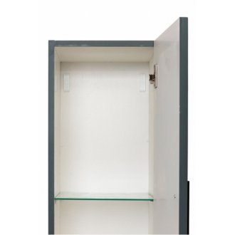 Шкаф пенал La Fenice Cubo 30 подвесной серый