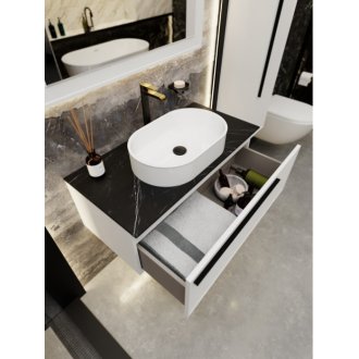Мебель для ванной со столешницей La Fenice Elba 80 белая