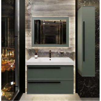 Мебель для ванной La Fenice Elba Twin 100 серо-зеленая