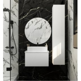 Мебель для ванной со столешницей La Fenice Terra 60 белая