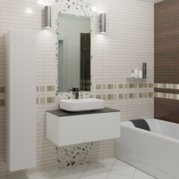 Мебель для ванной со столешницей La Fenice Terra 8...