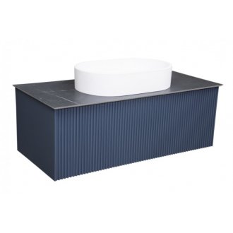 Мебель для ванной со столешницей La Fenice Terra 100 синяя
