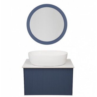 Мебель для ванной со столешницей La Fenice Terra 60 синяя