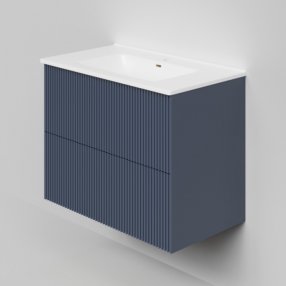 Мебель для ванной La Fenice Terra Twin 80 синяя