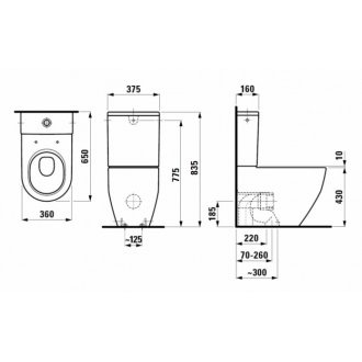 Унитаз Laufen Pro 825952