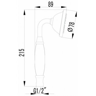 Душевая лейка Lemark LM8007C