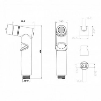 Гигиенический душ Lemark LM8088C