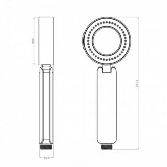 Душевая лейка Lemark LM8115C