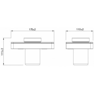 Стакан Lemark Glass Line 9732036