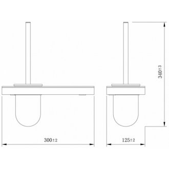 Ершик Lemark Glass Line 9762033