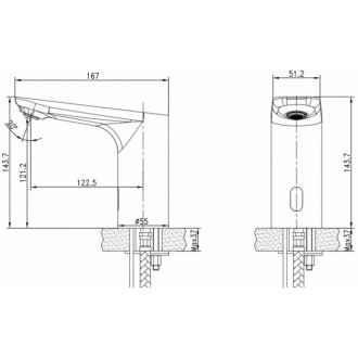 Смеситель для раковины Lemark Project LM4658CE