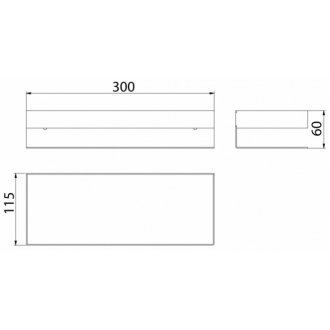 Полка Lemark Shelf Line 9772050