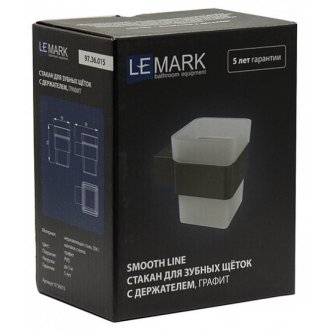 Стакан Lemark Smooth Line 9736015