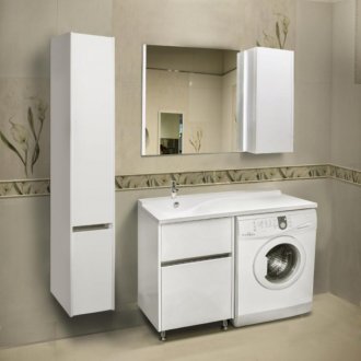 Мебель для ванной под стиральную машину Lotos Алисия 120-N.БМ