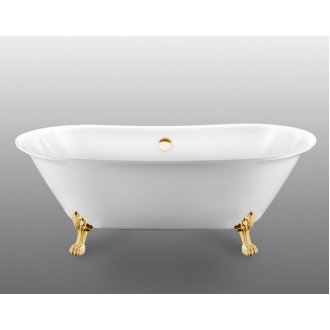 Ванна акриловая Magliezza Ottavia 165x76 см ножки золото