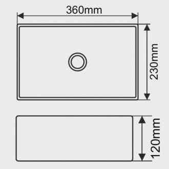 Раковина Melana MLN-320319-805 белая