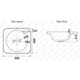 Раковина Melana MLN-320323-805 белая