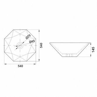 Раковина Melana MLN-320342-805 белая