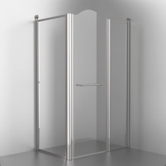 Душевой уголок Migliore Diadema 120x80 см 22706 прозрачное стекло, хром