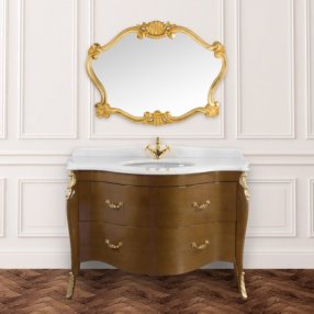 Мебель для ванной Migliore Julia 120 см орех светлый глянцевый