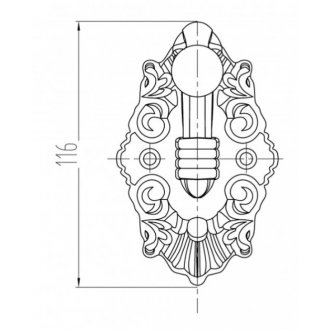 Крючок Milacio Alicante MC.920.BR